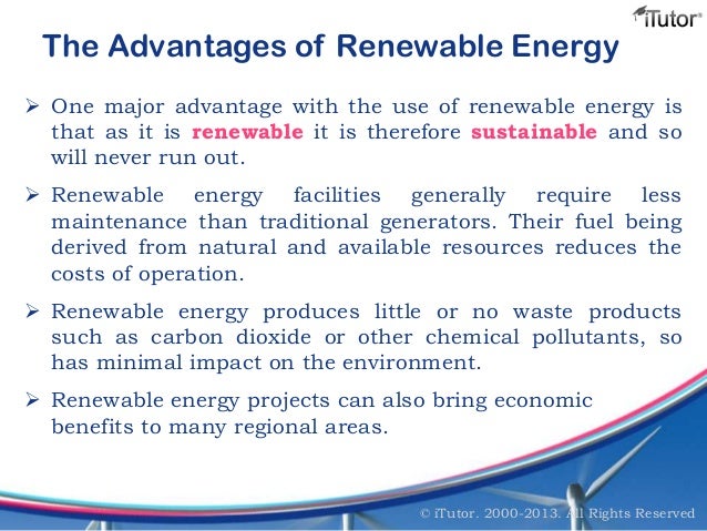 RENEWABLE ENERGY BENEFITS indiaenvironmentportal.org.in