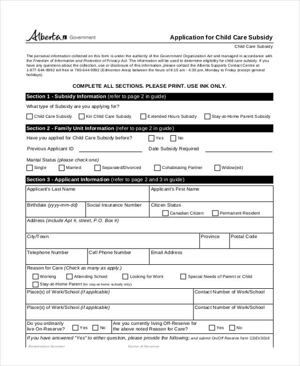 Child Care Subsidy Calculator and Application Region of